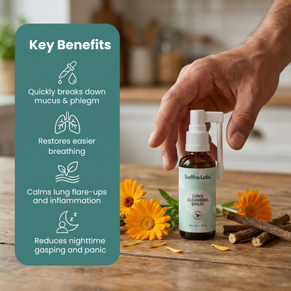 SaffraLabs Lung Cleansing Spray