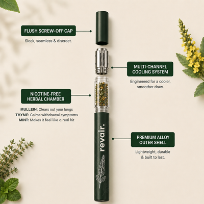 Revair™ Mullein Inhaler Smokers