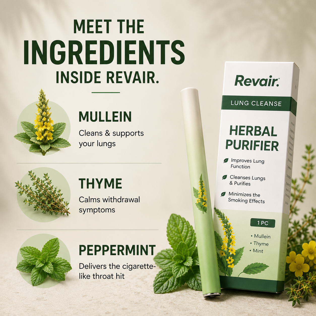 Revair™ Mullein Purifier Smokers