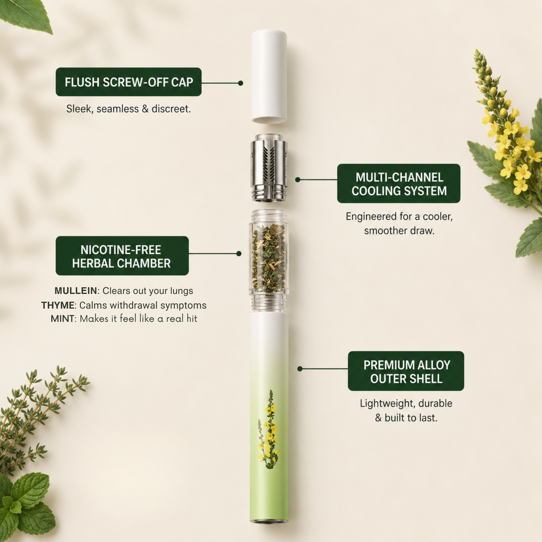 Revair™ Mullein Purifier Smokers